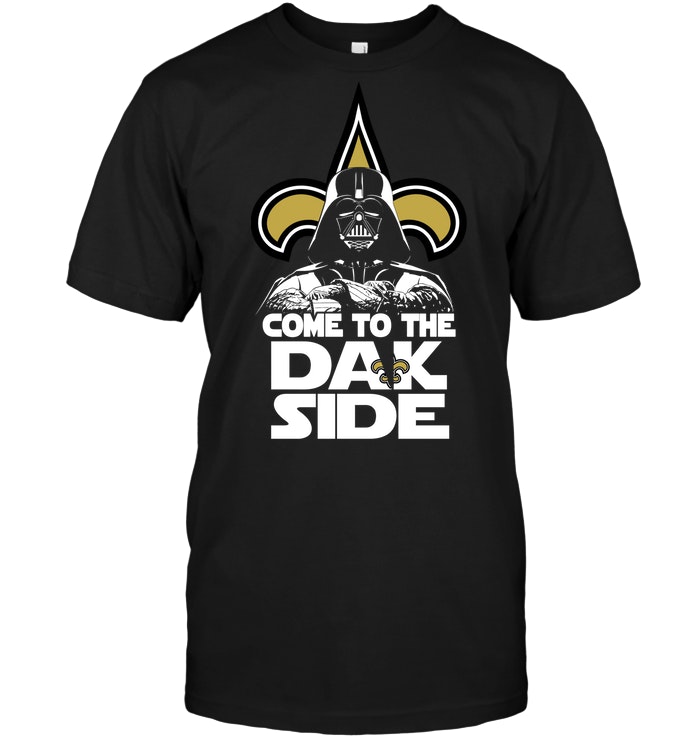 New Orleans Saints "come To The Dark Side" Star Wars T-Shirt New Orleans Saints "come To The Dark Side" Star Wars T-Shirt